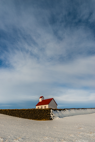Church, Ancient Viking Stone Wall,  Iceland Winter Landscapes and Fire in the Sky Tour
