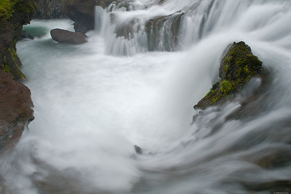 Cascade Above Skogafoss, Iceland