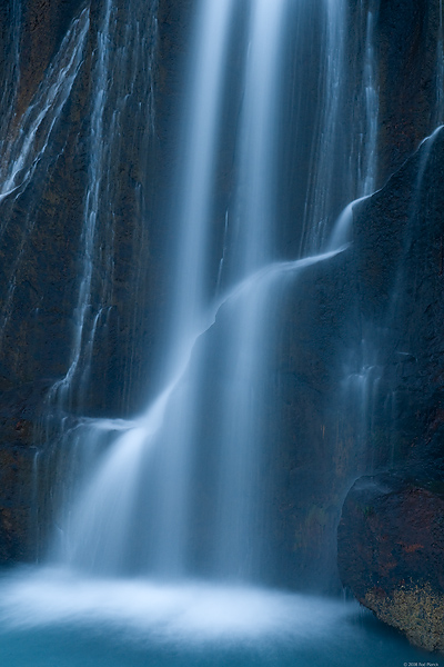 Hvita River, Iceland, Section of Hvita River, Flows out from Lava Flow