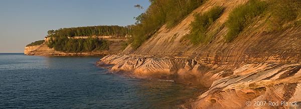 Lake Superior Shoreline, Spring, Lake Superior, Pictured Rocks National Lakeshore, Michigan