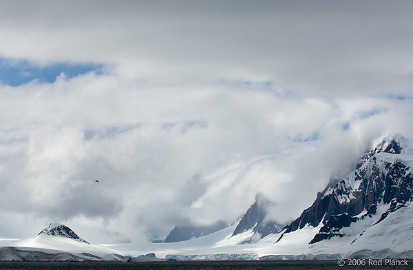 Mountains Along Antarctic Peninsula, Summer