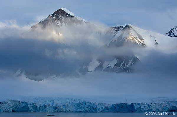 Mountains Along Antarctic Peninsula, Summer