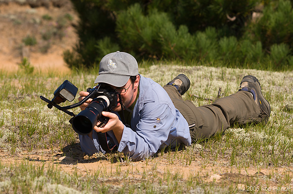 Workshop Participant Photographing, Summer, Michigan, Eric Preston