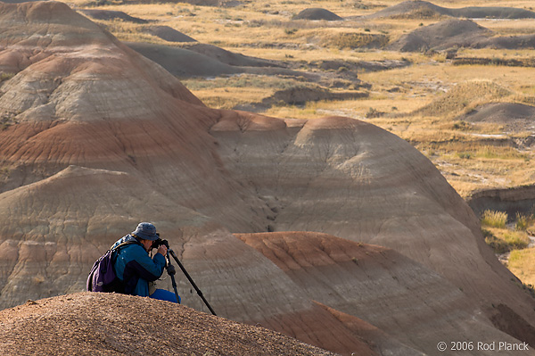 Workshop Participant, Badlands National Park, South Dakota (Charlie Anderson)