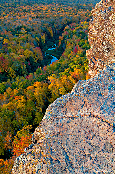 Lake of the Clouds, Overlook, October 2, 2005, Porcupine Mountains Wilderness State Park, Michigan