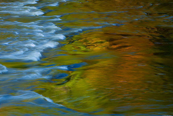 Autumn Reflections in Presque Isle River, Western Upper Peninsula, Michigan