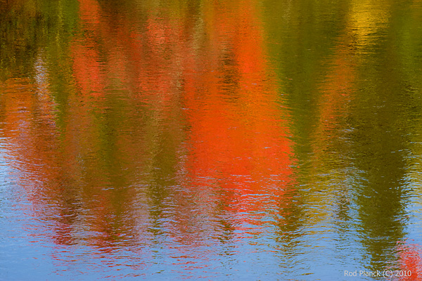 Autumn Reflections on Lake, Northern Michigan