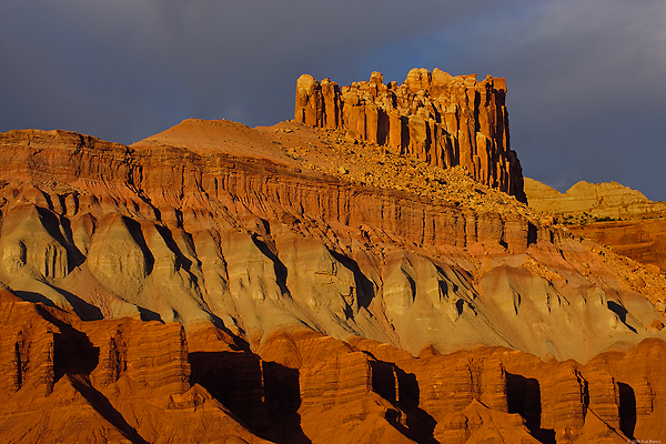 Castle Formation, Capitol Reef National Park, Utah