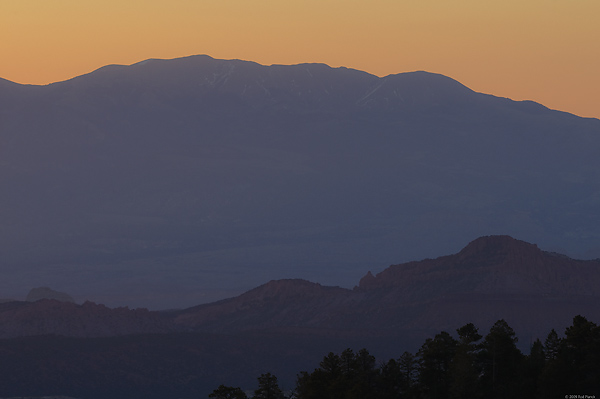 Henry Mountains at Sunrise, Boulder Mountain, Dixie National Forest, Utah