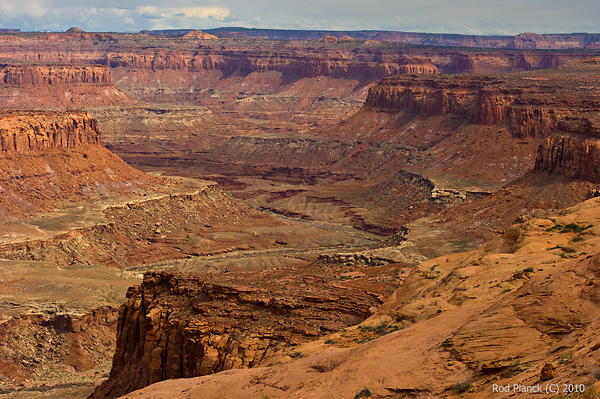 Dirty Devil overlook Utah USA Spring