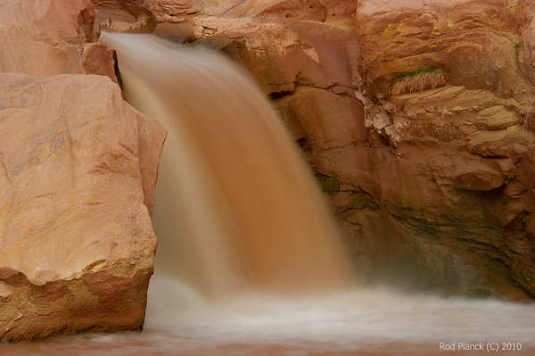 Waterfalls on Fremont River Capitol Reef National Park, Utah, USA Spring