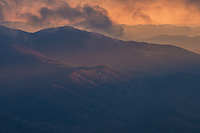 Fog Lifting Over Southern Appalachian Mountains, Cherokee National Forest, TN