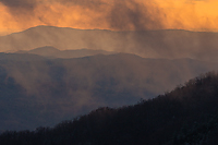 Fog Lifting Over Southern Appalachian Mountains, Cherokee National Forest, TN