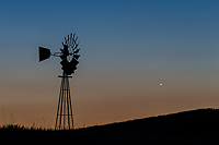 Relic Windmill, At Dawn, Wind Cave National Park, SD