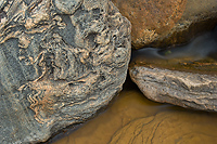 Rocks Along Lake Superior Shoreline, Pictured Rocks National Lakeshore, Mosquito Beach, Michigan