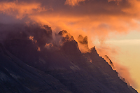 Mountainscape near Vatnajokull Icecap. Southeast Iceland