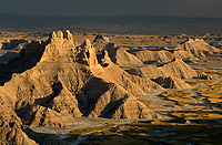 Badlands Formations, Badlands National Park, South Dakota