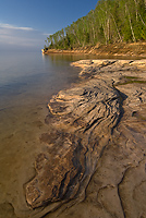 Miner's Beach, Lake Superior Shoreline, Pictured Rocks National Lakeshore, Michigan