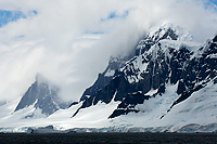 Mountains Along Antarctic Peninsula, Summer