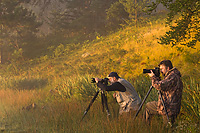 Workshop Participants Photographing at Dawn, Summer, Michigan, LeRoy Griffin, David Jones