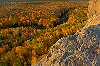 Lake of the Clouds Overlook, Morning, October 2, 2005, Porcupine Mountains Wilderness State Park, Michigan