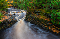 Undisclosed Waterfalls Visited During Ultimate Autumn Forest and Lake Superior Shoreline Tour, Michigan