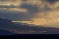 Henry Mountains at Sunset, Utah