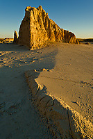 Formation along Castle Trail, Badlands National Park, SD